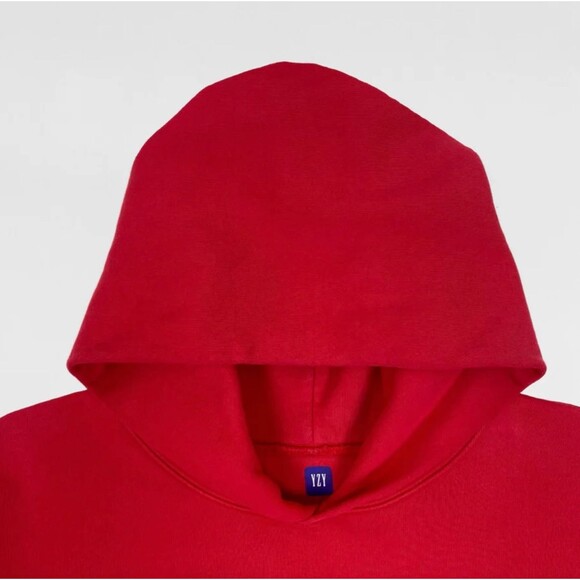 YEEZY x GAP Perfect Hoodie Red Size Medium NWT Factory Sealed Kanye West YZY - Picture 2 of 7